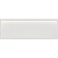 Guido Gusto Mat wit RVS Inbouwnis 30x90x7cm met tegelflens en LED verlichting