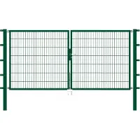 Alberts Deur met dubbel hek Flexo 300 cm breedte (150 cm + 150 cm), in verschillende hoogten