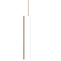 Maxaro Diamond Inloopdouche | 40 cm Koper Helder glas Vaste wand