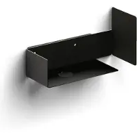 Clou Fonteinkast new flush links 21.2x44x18 cm mat zwart