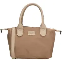 Charm London Handtas / Schoudertas Buckingham Mono Licht Taupe