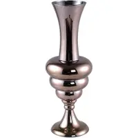 Ptmd Nimai Copper Antique Shaped Glass Vase Shiny S (Koper, 22x60.5x22cm)