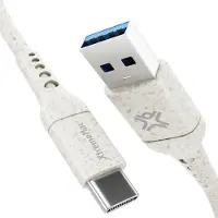Xtrememac Eco Line Usb A naar Usb C Kabel 2m Kunststof Cr?me