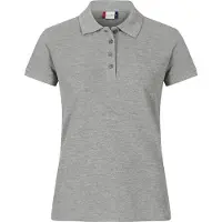Clique Heavy Premium Polo Ladies Grijsmelange maat XL dames