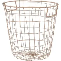Intratuin Draadmand Bassie Beige D 20 H 23 Cm