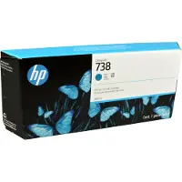 HP 738 (676M6A) Inktcartridge Cyaan Hoge capaciteit