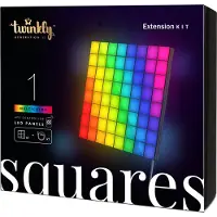 Twinkly Squares | Uitbreidingsset | 1 stuk (Wifi, Excl. voedingskabel)