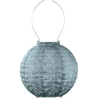 Lumiz Lampion Folia Blauw D 20 H 18 Cm