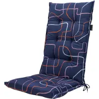 Madison Tuinkussen Hoge Rug Joah Blauw 123 X 50 X 7 Cm