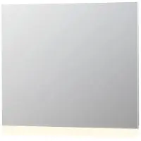 Ink Spiegel sp3 100x4x80 mm met spiegelverwarming aluminium kader