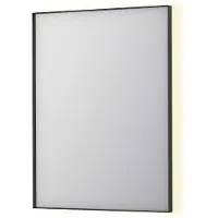 Ink Spiegel SP32 60x4x80 cm Incl. Indirect LED-Verlichting Rondom en Spiegelverwarming Mat Zwart
