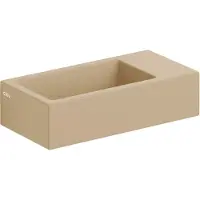 Clou Fontein flush 36 cm keramiek mosterd rechts