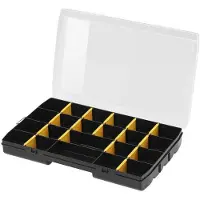 Stanley Essential 17 Sorteerkist voor gereedschap Kunststof 27,2 x 18,9 x 4,6 cm Zwart