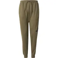 Adidas Sportbroek 'ESSENTIALS BIG LOGO FRENCH TERRY' kaki / zwart