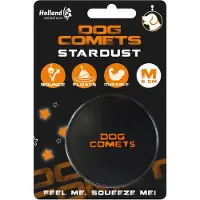 Dog Comets Ball Stardust Zwart/Oranje M 6 cm