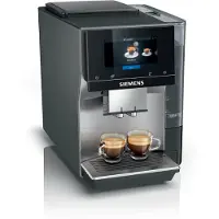 Siemens Volautomatisch koffiezetapparaat TP715D01, aromaselect, 10 favorieten, automatische stoomreiniging, grijs
