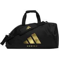 Adidas Boxing 2-in-1 Sporttas - Polyester - Zwart/Goud (Beschikbaar in verschillende maten)