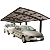 Ximax - 76015 - Aluminium carport Portoforte Type 60 Tandem Mat bruin