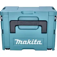 Makita DBO 382 RFJ Akku Schwingschleifer 18 V 93 x 185 mm Brushless + 2x Akku 3,0 Ah + Ladegerät +