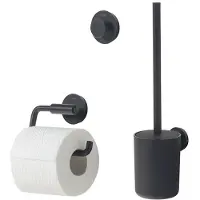 Tiger Toilet Accessoire Set Urban - Abs - 3-in-1 - Zwart Mat