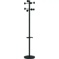 Unilux Accueil kapstok zwart (8 haken)
