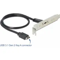 DeLOCK USB 3.1 Gen 2 Slot Bracket with 1 x USB Type-C Port