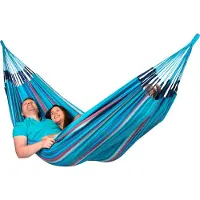 LA SIESTA Hangmat Brisa Double - Blauw/Rood