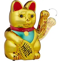 Relaxdays Winkekatze (22 x 17 x 30 cm)