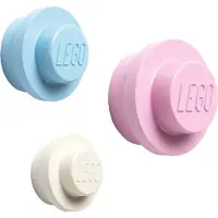 LEGO Ophanghakenset - wit, lichtblauw, roze