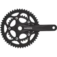 Shimano Crankstel 2 x 9 speed Road FC-RS345 - 175/50-34 Octalink - zwart