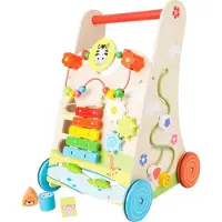 Small Foot - Houten Baby Walker Loopwagen Kleurrijk