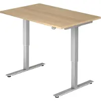 Hjh OFFICE PRO XMST 12 S - 120x80 Eiken Tafelhoogte I Elektrisch in hoogte verstelbaar