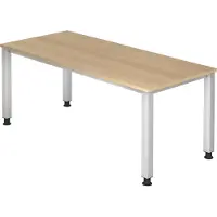 Hjh OFFICE PRO QUEO 19 S - 180 x 80 Eiken Tafelhoogte I In hoogte verstelbaar