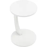 En.casa Bijzettafel Holeby 56x38 cm wit []