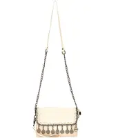 NAEMI Schoudertas zilver / offwhite