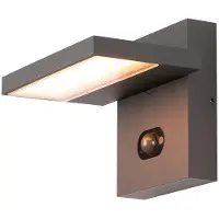 SLV Design wandlamp Abridor hybrid antraciet