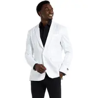 Opposuits Colbert pailletten wit Suitmeister | Maat L |