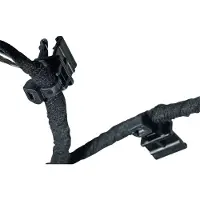 Hellermanntyton 150-76090 T30REC4A-PA66HS/PA66HIRHS-BK Kabelbinder 148 mm 3.60 mm Zwart Met spreidanker 500 stuk(s)