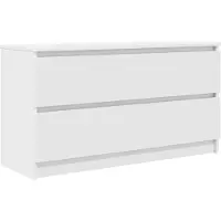 vidaXL Tv-meubel 100x35x54 cm bewerkt hout wit