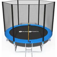 Viking Choice Trampoline 305 cm Blauw - Compleet met Veiligheidsnet, Ladder & Randafdekking