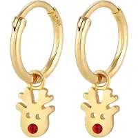 Elli Oorbellen goud / rood