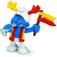 Nintendo Smurf supporter - Schleich en de smurfen - 6 cm