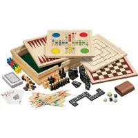 Philos Houten Spellen Verzameling 10 Klein