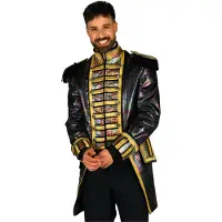 Coppens Herenjas Metalic Fiesta zwart | Maat 3XL +