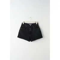 Gina Tricot  - High waist denim shorts - Denim shorts - Zwart - 32 - Dames