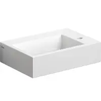 Clou Flush 2 Plus fontein met kraangat wit keramiek B42.5xH10.5xD29cm