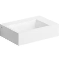 Clou Flush 2 Plus fontein met voorbewerkt kraangat aluite B42.5xH10.5xD29cm