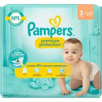 Pampers Premium Protection Maat 3, x29 Luiers, 6kg - 10kg