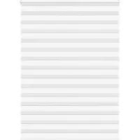 vidaXL Dubbele rolgordijn, wit, 165x230 cm, stofbreedte 160,9 cm, polyester