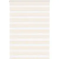 vidaXL Zebra rolgordijn 100x100 cm stofbreedte 95,9 cm marmerbeige